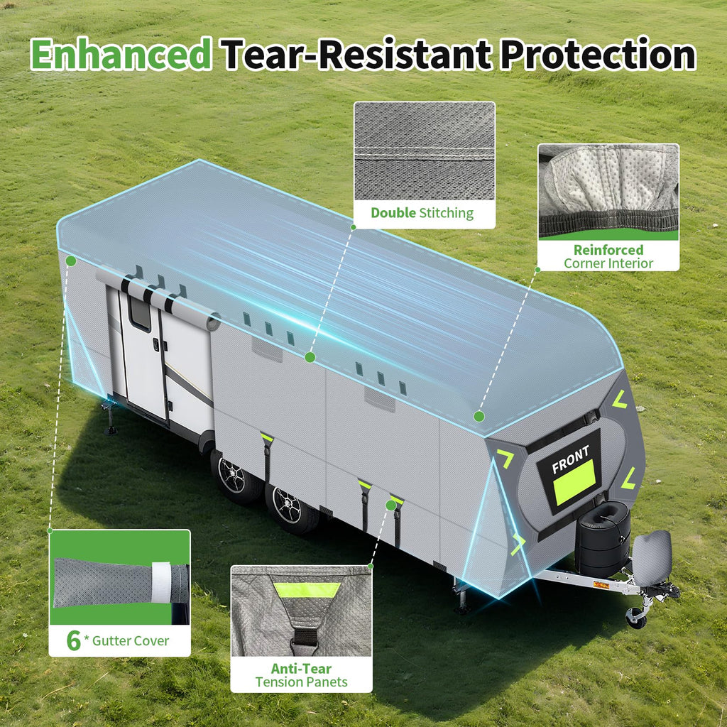 Heavy Duty 9 Layers RV Cover 14-16ft V817