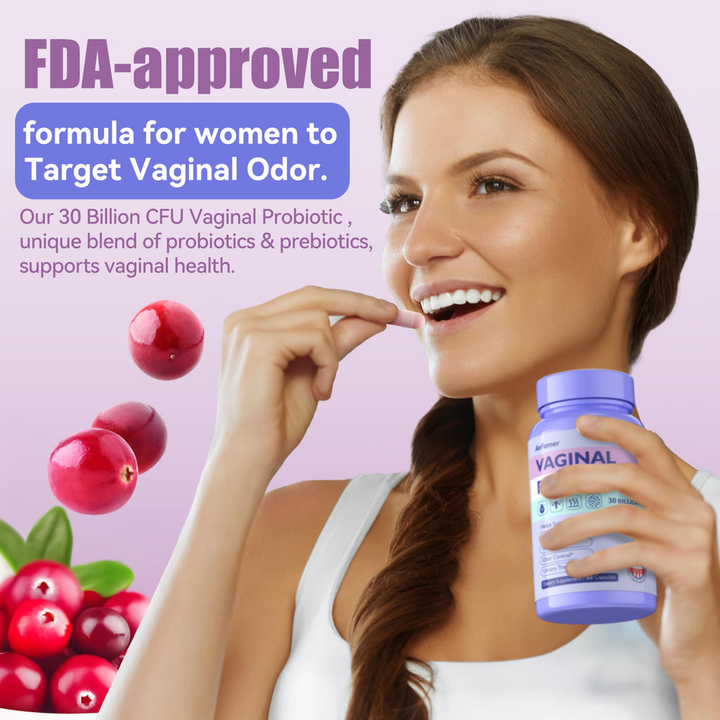 Probiotics for Women with Prebiotics & Lactobacillus Blend 30 Billion CFU, 60 Capsules E69757