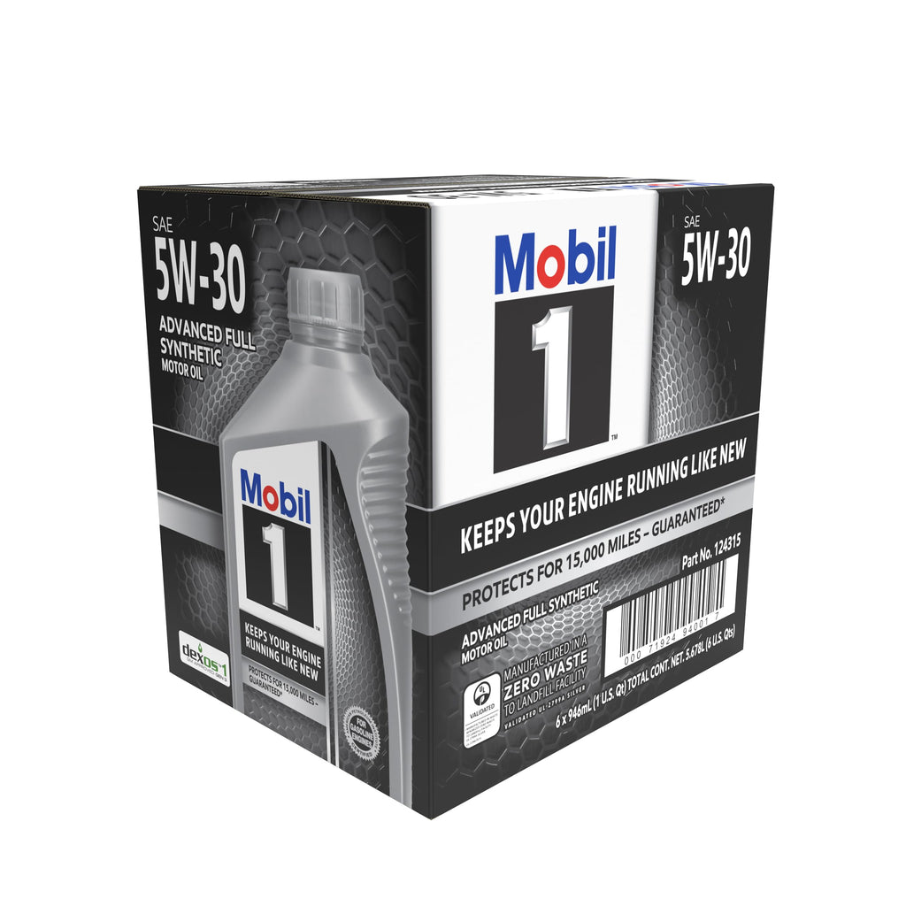 Full Synthetic Motor Oil 5W-30, 6-pack of 1 quarts P74967