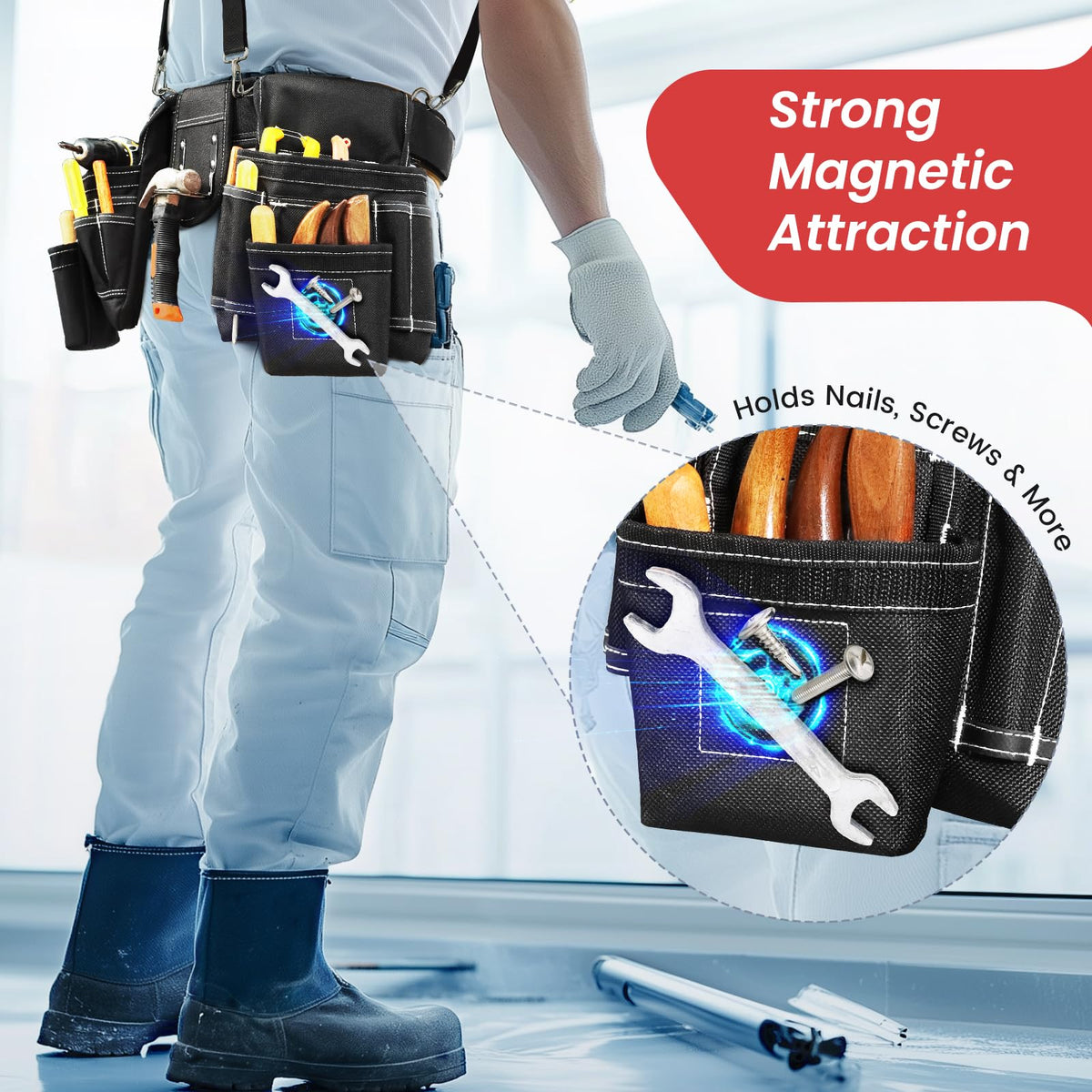 Tool Belt with Suspenders B640361