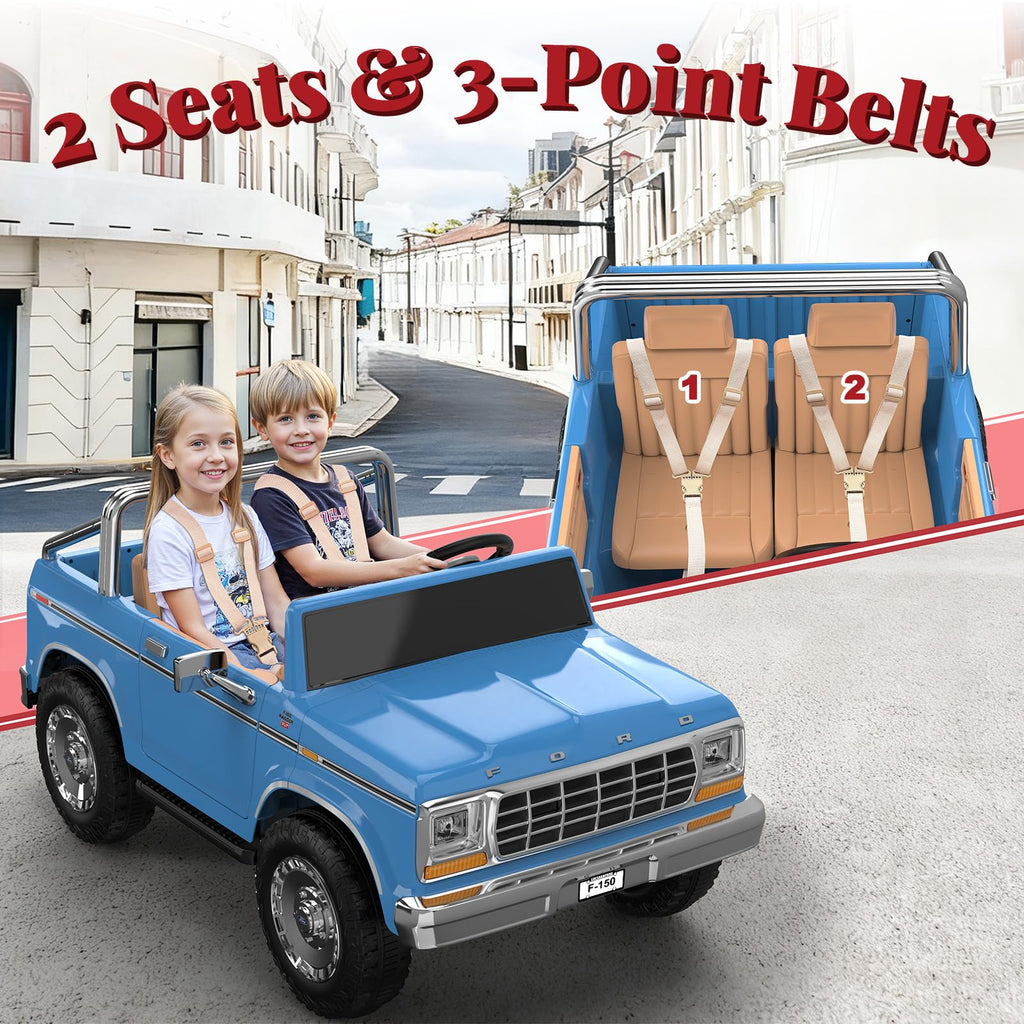 Blue 24V 2 Seater Ride on Car R685434