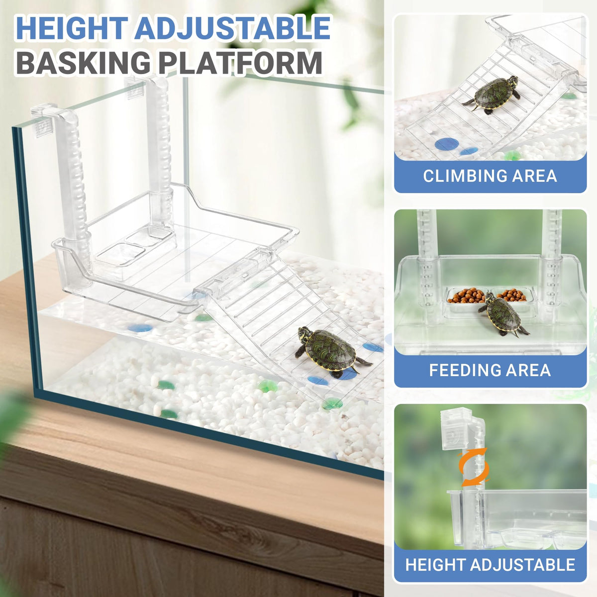 Aquatic Turtle Tank with Lamp and Filter Kit Q9725