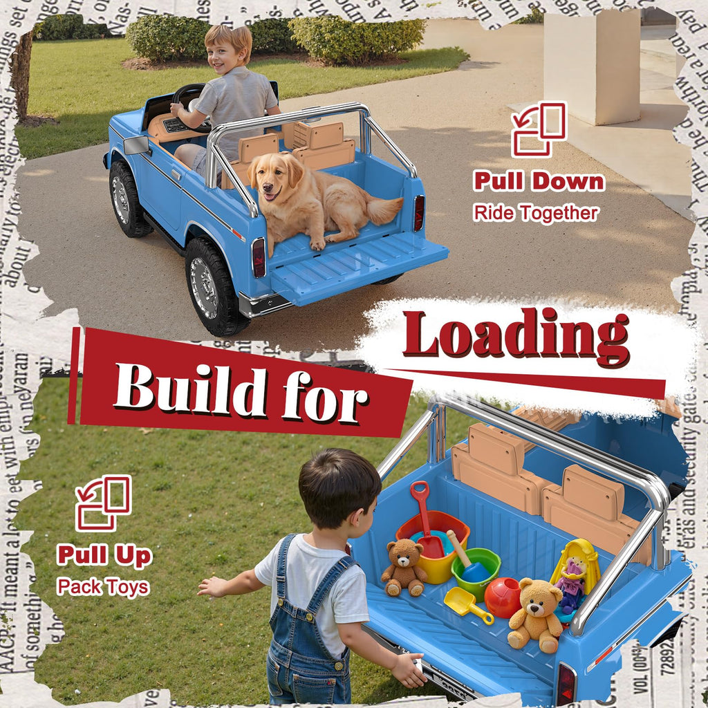 Blue 24V 2 Seater Ride on Car R685434