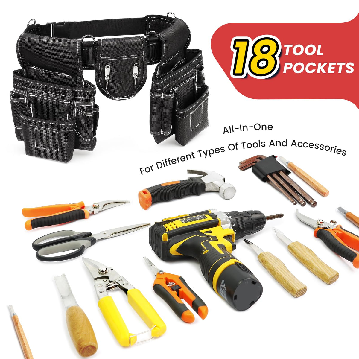 Tool Belt with Suspenders B640361