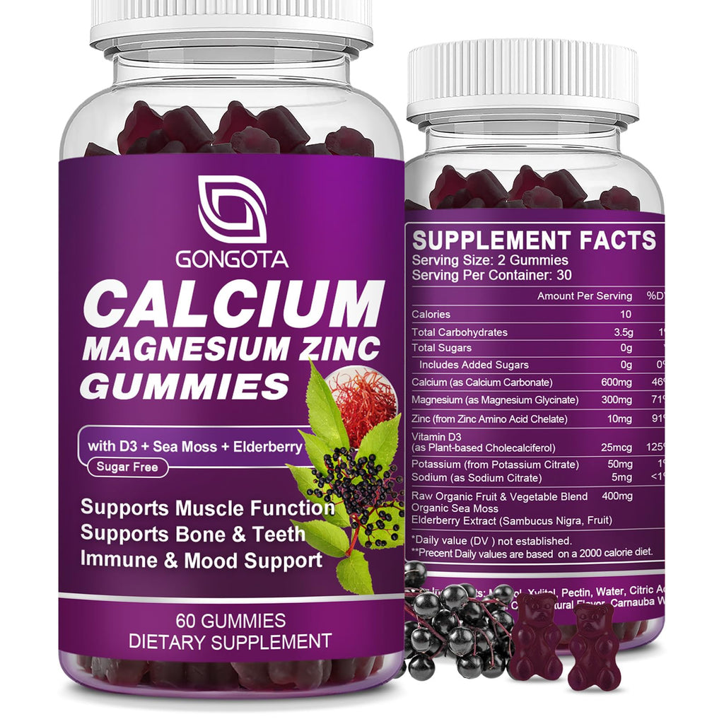 Calcium Magnesium Zinc with Vitamin D3 60 Count I452