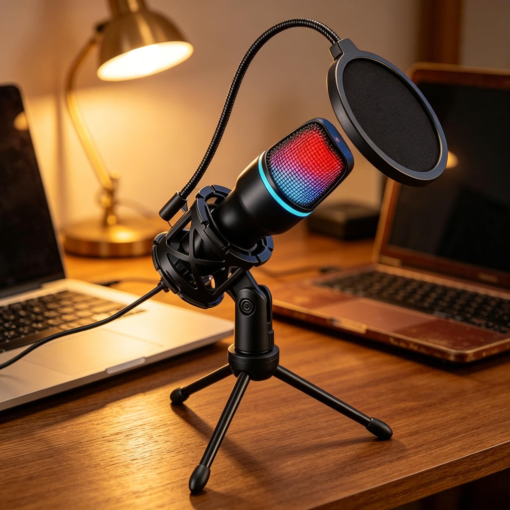 USB Condenser Gaming Mic with Shock Mount A5983