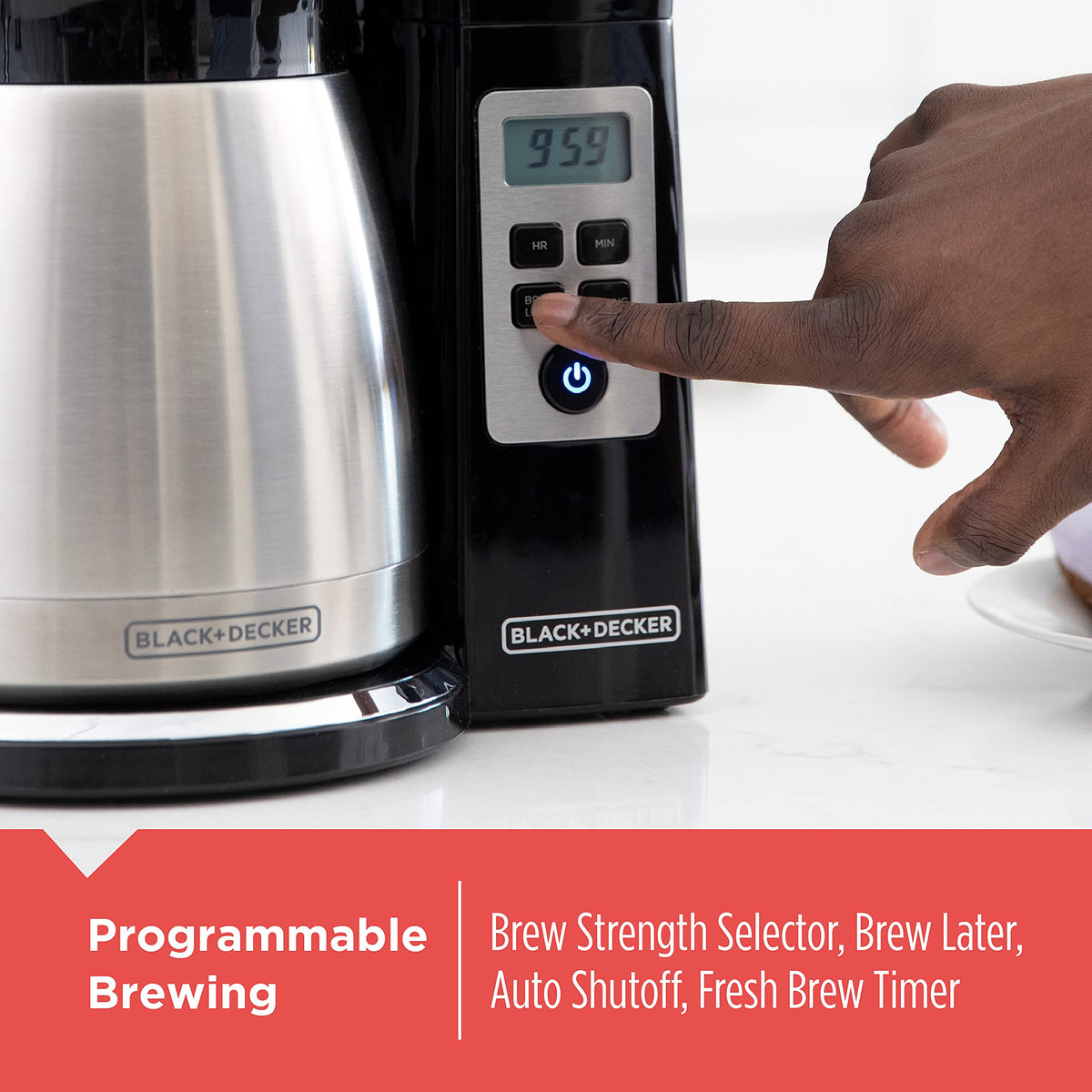 12 Cup Thermal Programmable Coffee Maker A544