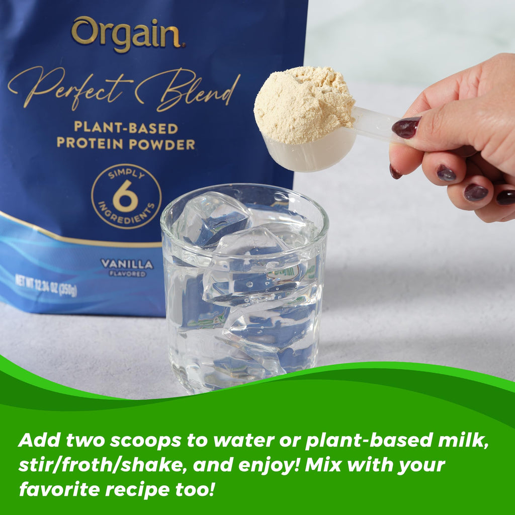 Organic Vegan Protein Powder, 20g Plant Protein, Vanilla W253456