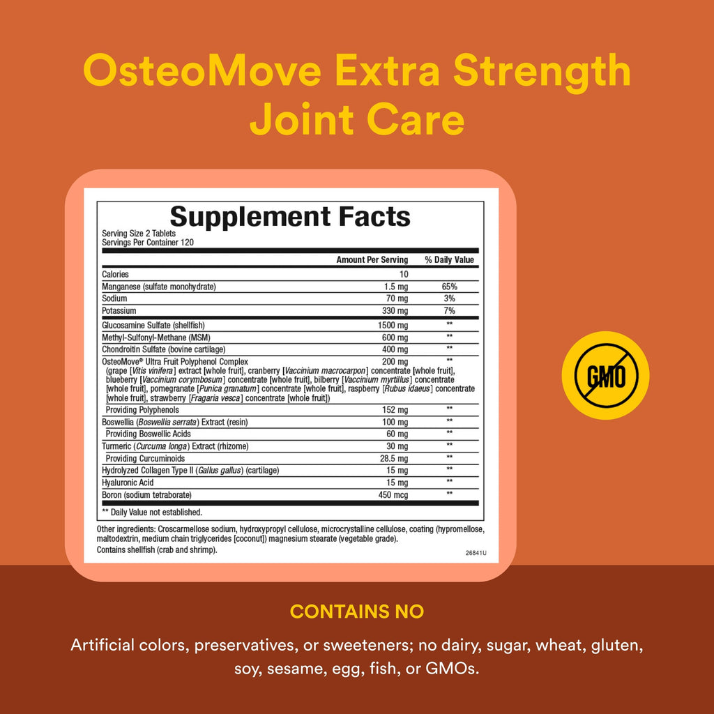 OsteoMove Extra Strength Joint Care 240 Tabs Y84825