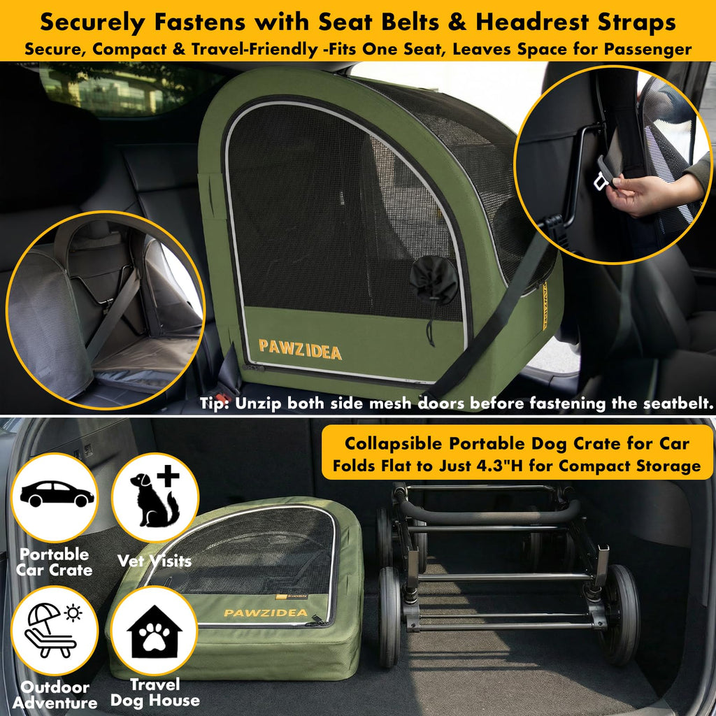 3-in-1 Large Dog Stroller with Detachable Carrier X3084