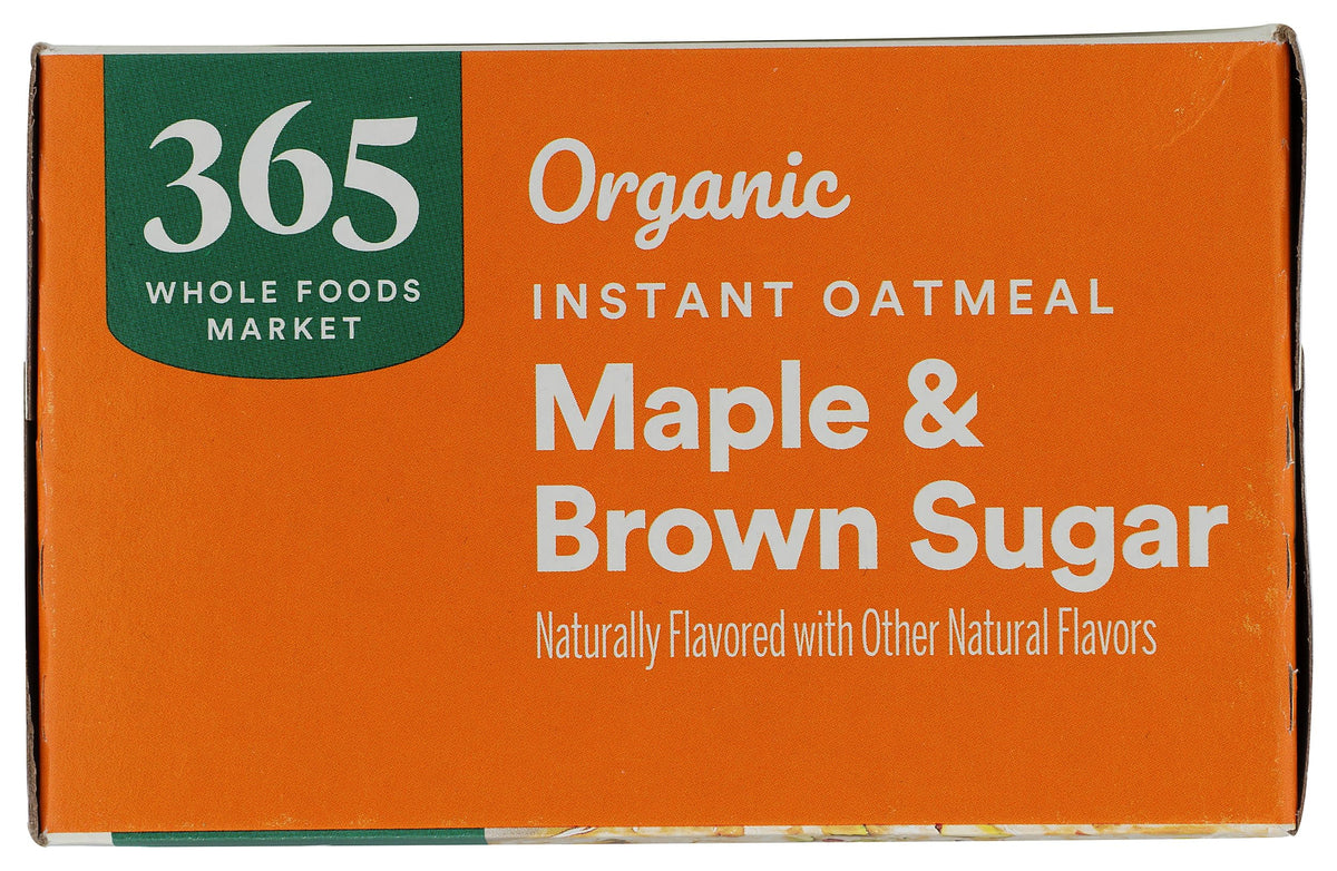 Organic Maple & Brown Sugar Instant Oatmeal Packets, 1.41 Ounce (Pack of 8) A234